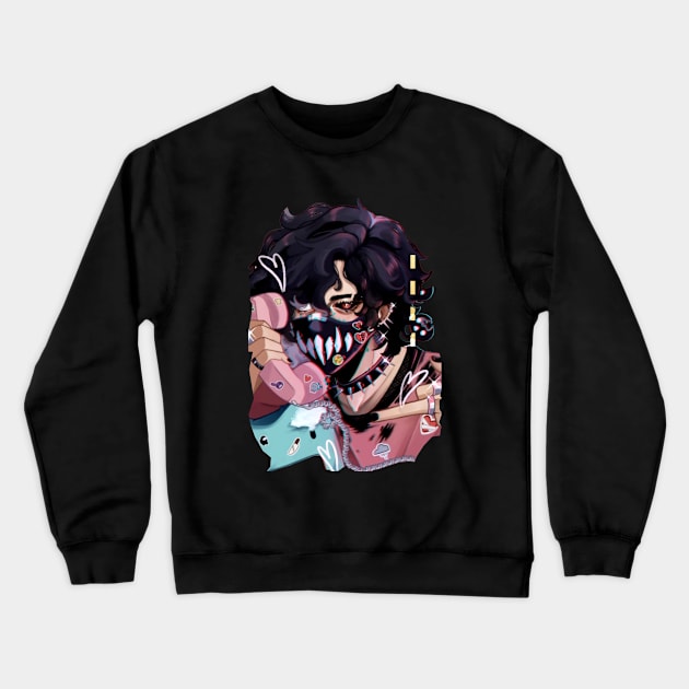 Corpse Husband kawaii Crewneck Sweatshirt by yevomoine